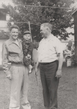 1952 - Leopold George Selker Family - Three Generation Photograph