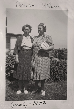 1942 - Theresa Filipkowski & Helen Tillie Bukowski
