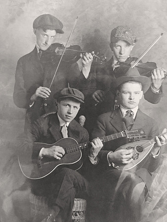 Formal Portait of Four Young Men