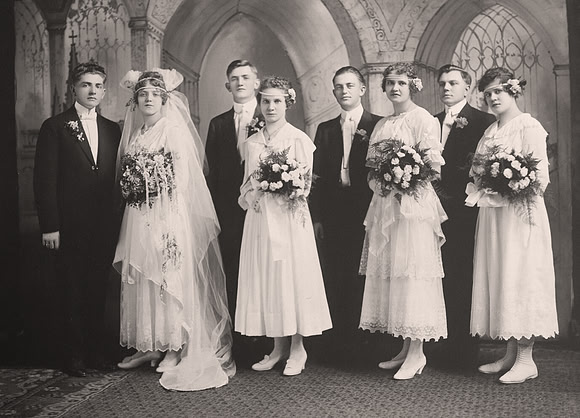 Helen Tillie Bukowski & Anthony Harry Murosky Jr. Wedding Photo